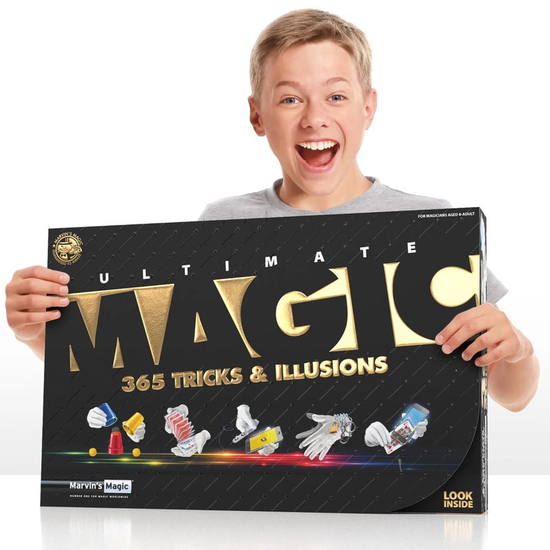 Marvins Magic Marvin’s Magic Ultimate 365 Magic Tricks & Illusions Set – Complete Magician Kit with Cards, Cups & Mind Reading Tricks - Image 3